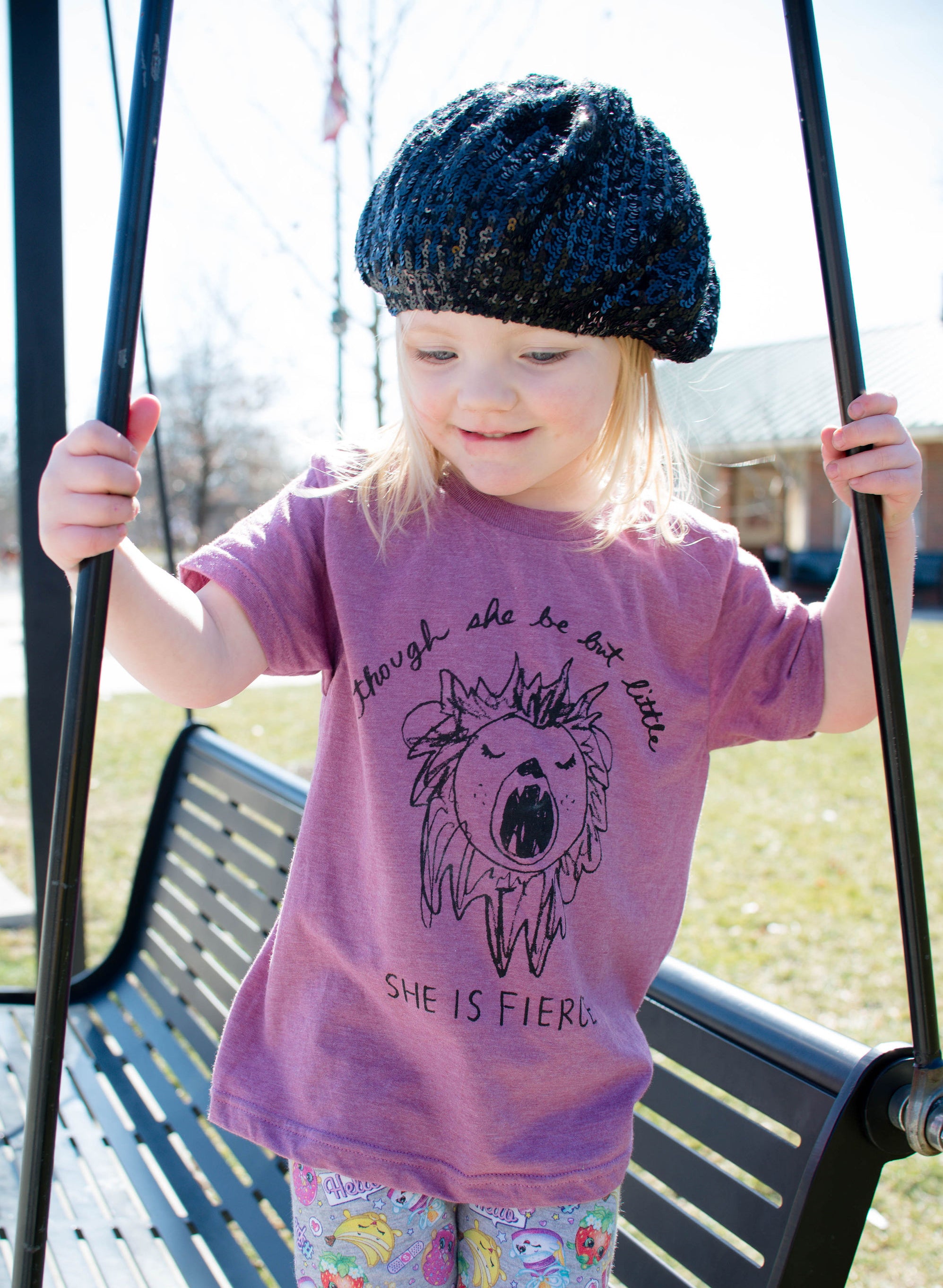 Fierce Lion : kids t-shirt
